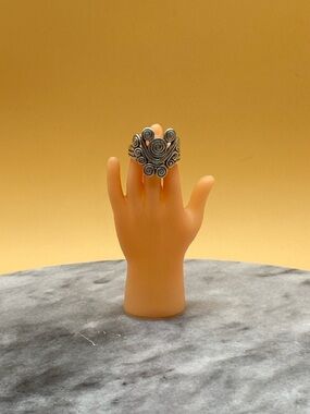 Vintage James Avery spiral stering silver ring STER - 00G0BV